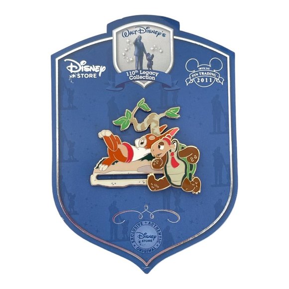 Disney Store 110th Legacy Collection The Tortoise & The Hare Slider Limited Pin - Picture 2 of 5